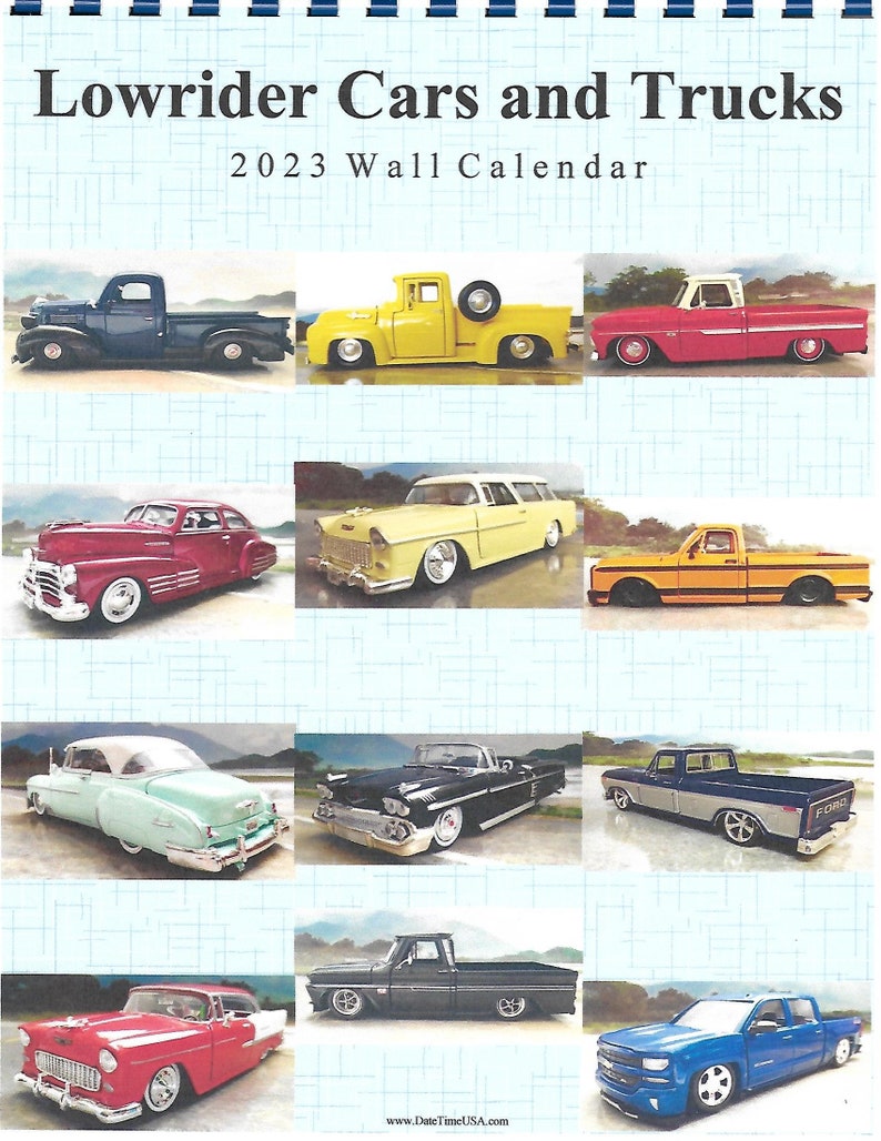 Lowrider Cars and Trucks 2023 2024 Wall Calendars Etsy Australia