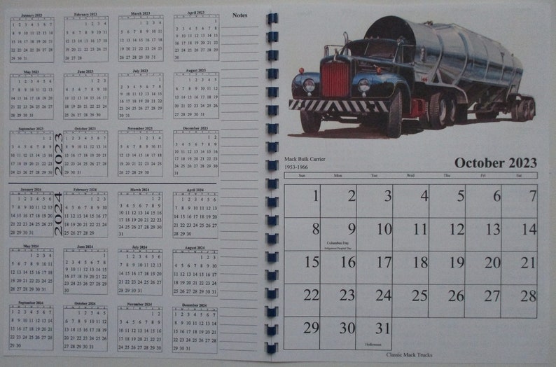 Classic Mack Trucks 2023 2024 Calendars Choose Wall or Etsy UK