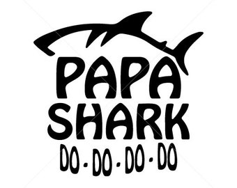 Download Papa Shark Svg Etsy