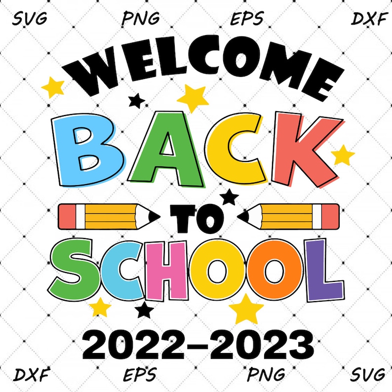 Back to School 2022 2023 Svg First Day of School Svg Etsy UK