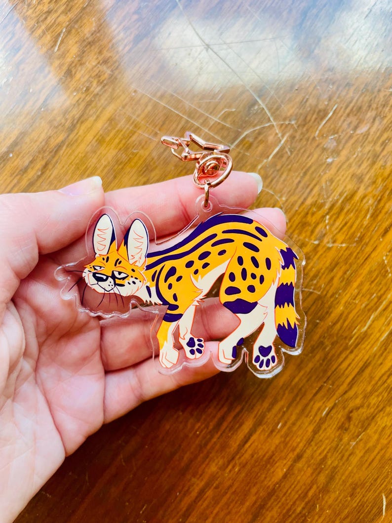 3 inch random animal charms serval