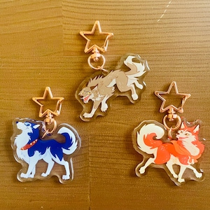 Balto 2 inch acrylic Charms