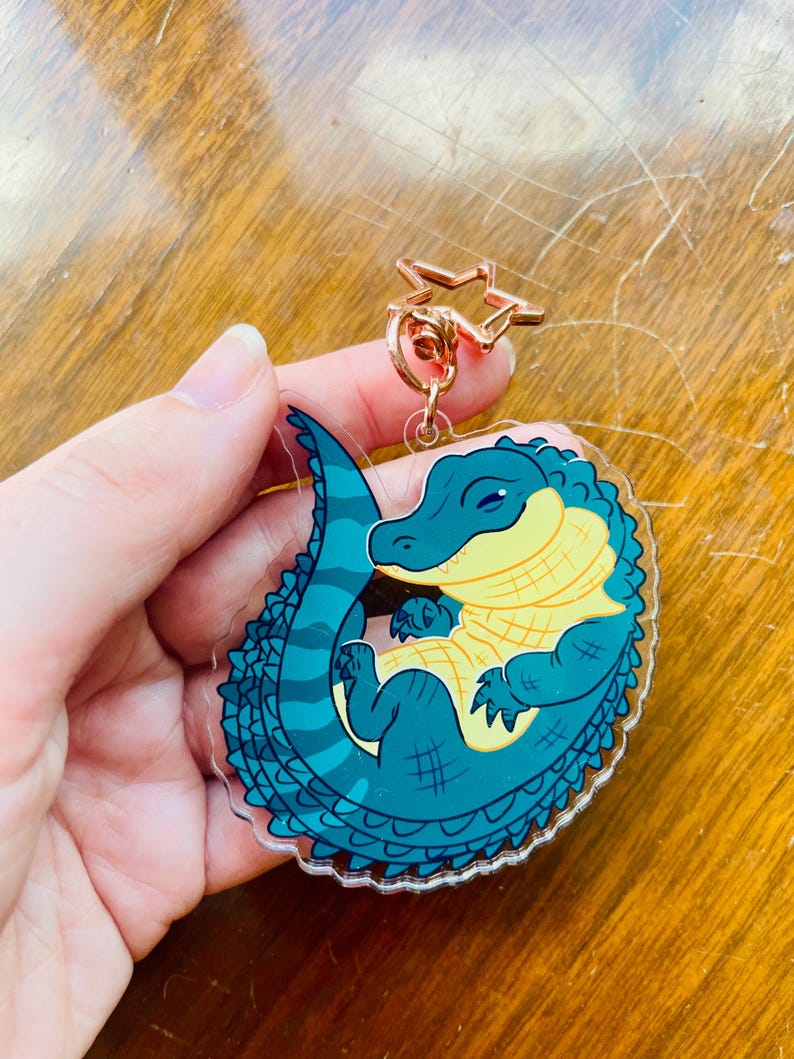 3 inch random animal charms gator