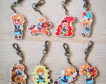 Breath of the Wild 2 inch wooden charm