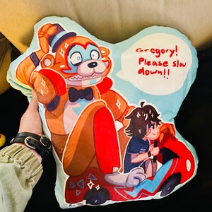 Freddy and Gregory pillow