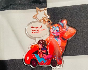 Freddy and Gregory 3 inch charm
