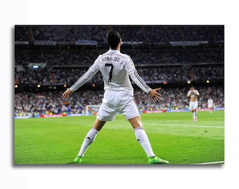 Sport Athlete Soccer Art Poster and Canvas