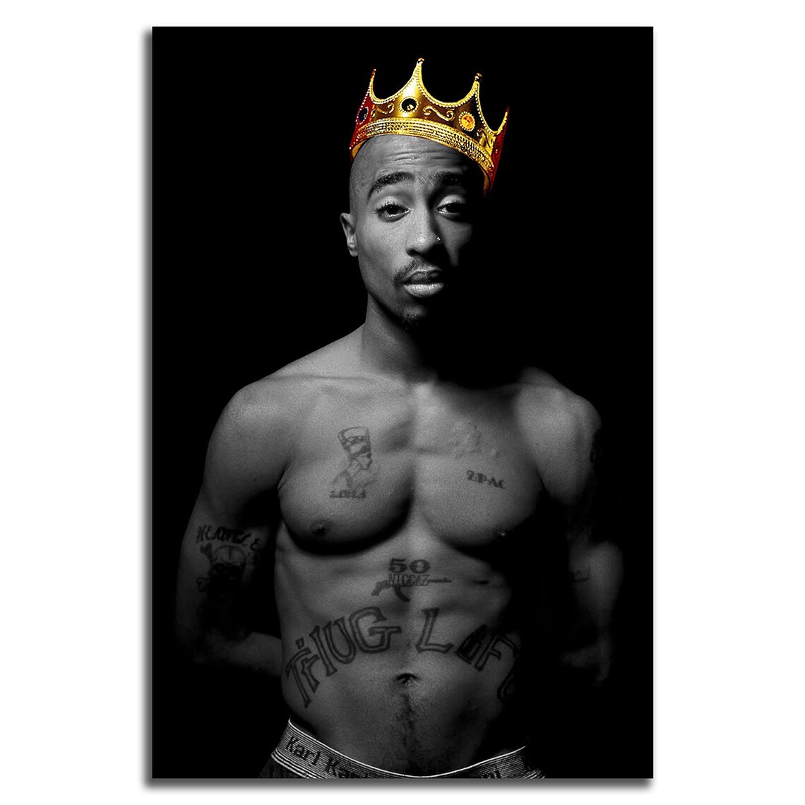 90s Rap Hip Hop Musician Music Art Poster and Canvas Etsy