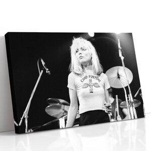 Póster artístico de Debbie Harry, música pop, rock y disco de los años 70, 80 y 90 Stretched Canvas