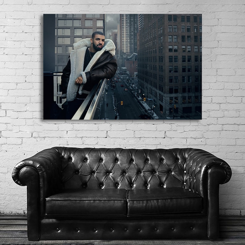 Rap Hip Hop Musician Music Art Poster and Canvas