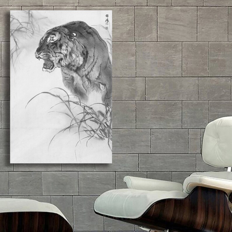 Tiger Art Poster and Canvas