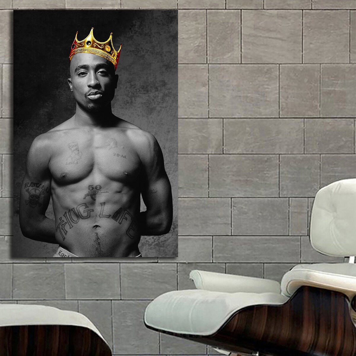 Tupac Shakur Rapero Leyenda de Rap Póster, 2Pac Hip Hop, Tupac All Eyez ...