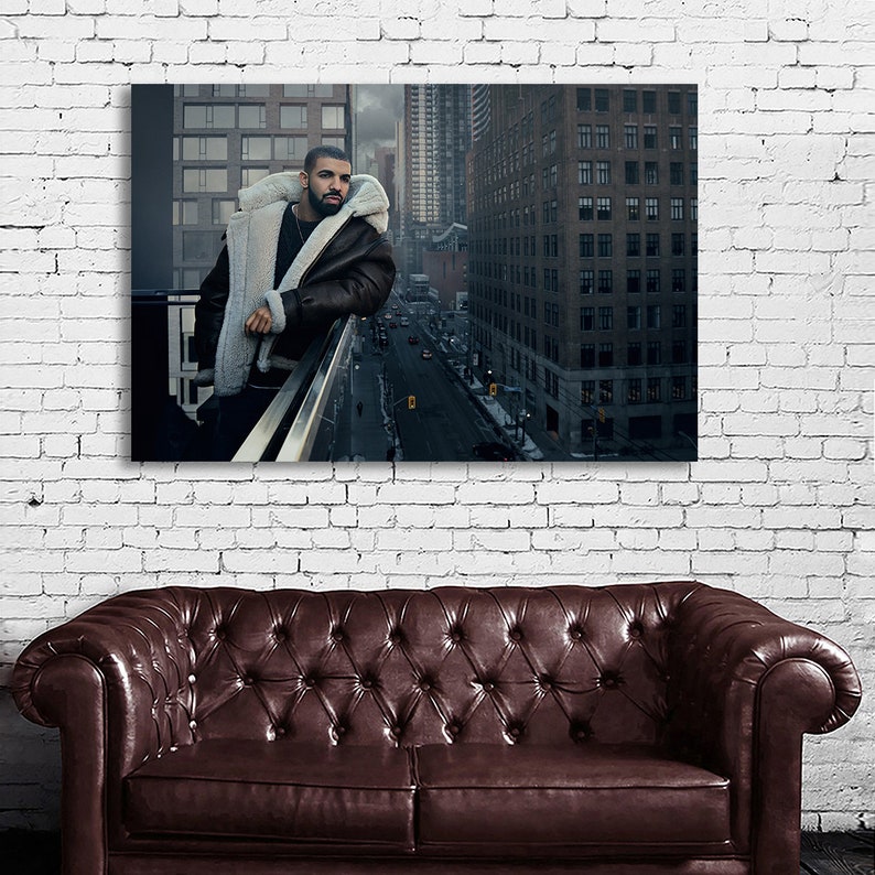 Rap Hip Hop Musician Music Art Poster and Canvas