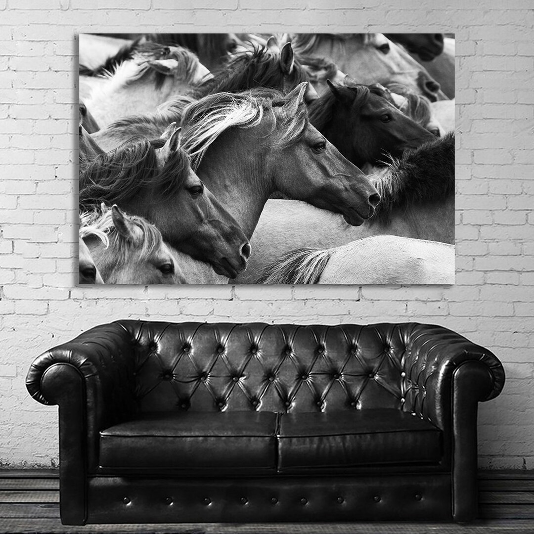 Horse Equestrian Pets Animal Art Poster and Canvas Etsy.de