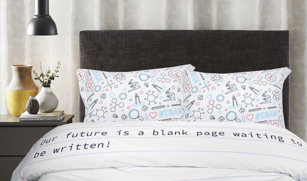 I Love STEAM Duvet Sham 3 Pieces Set Etsy