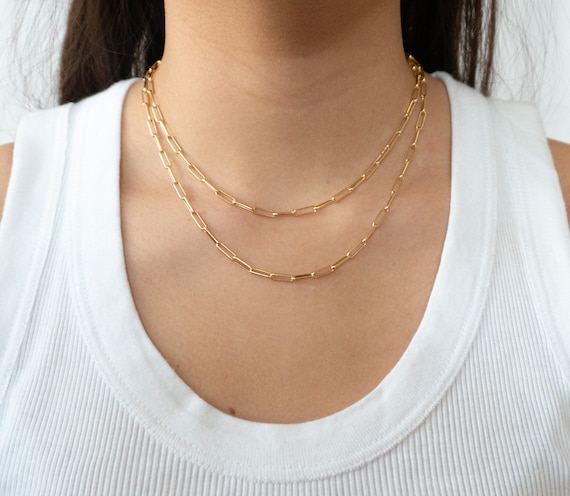 Etsy chain 2024 link necklace