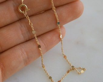 Dainty Gold Choker Necklace / Minimalist Necklace / Necklace to Layer / C11