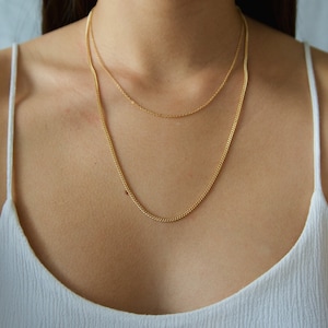 Double Layer Necklace for Women / Layer Necklace Set