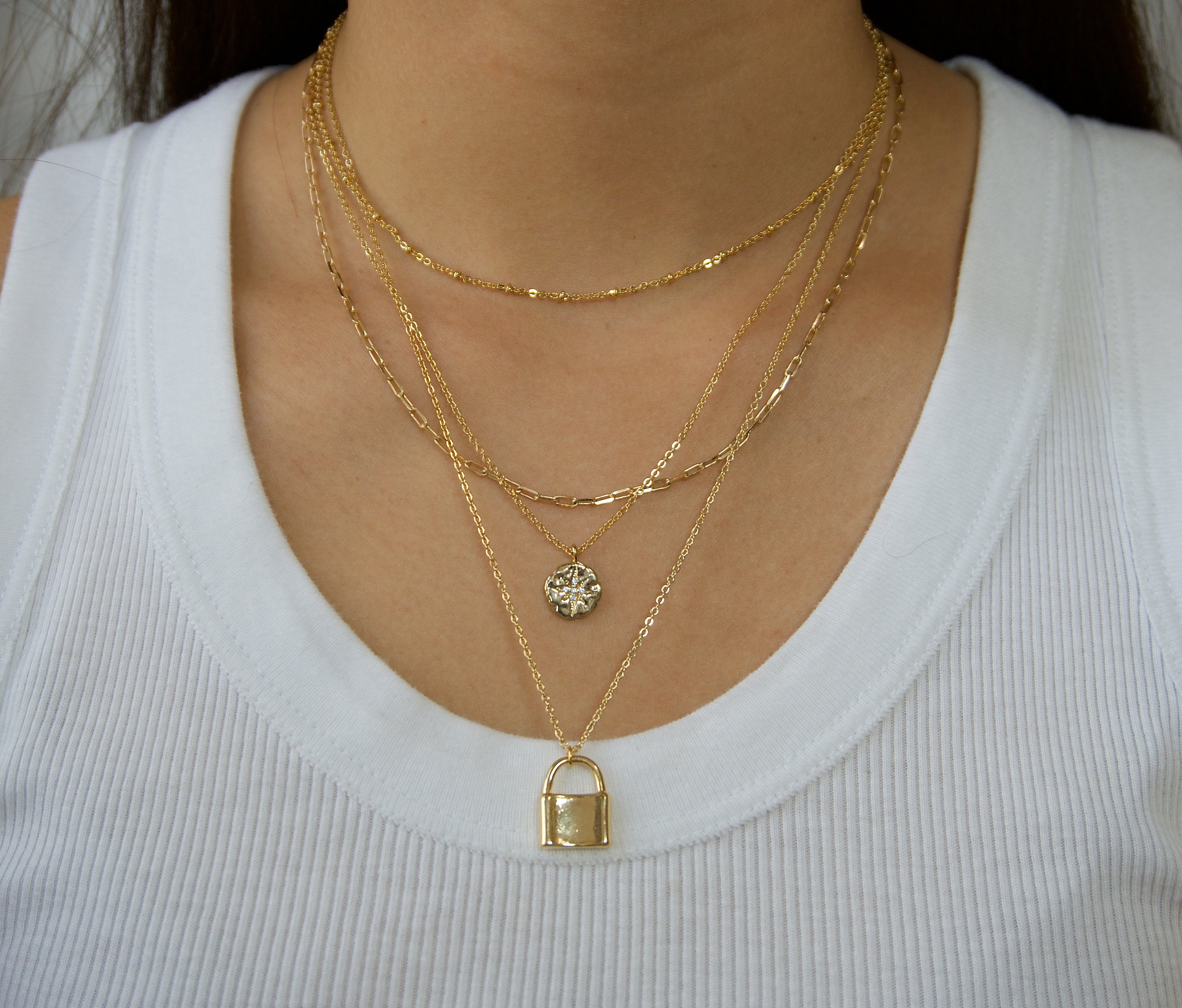 【U LAN】23FW★ [LAN ARCHIVE] 042 Cross clip chain necklace $_57.JPG?set_id=880000500F