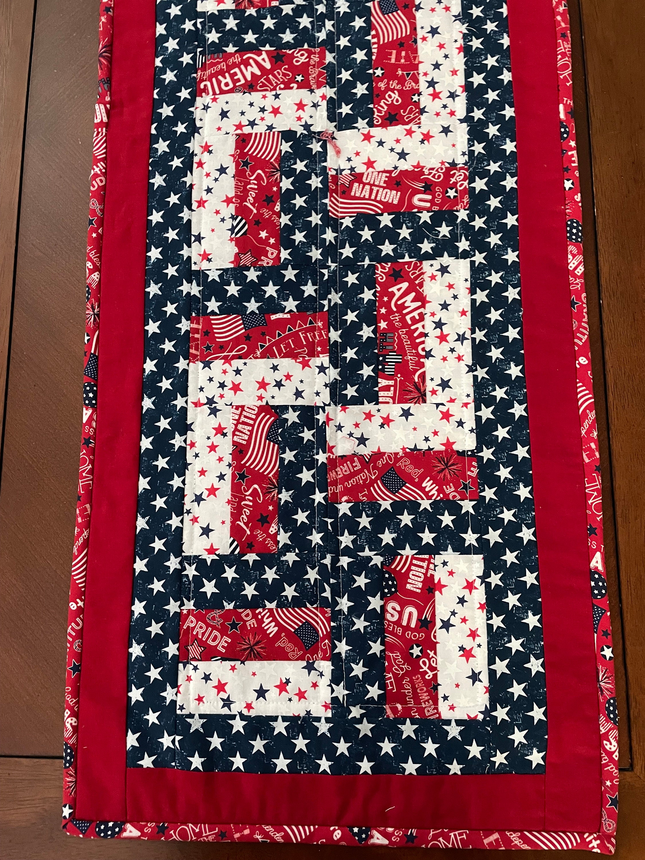 4th of july table linens