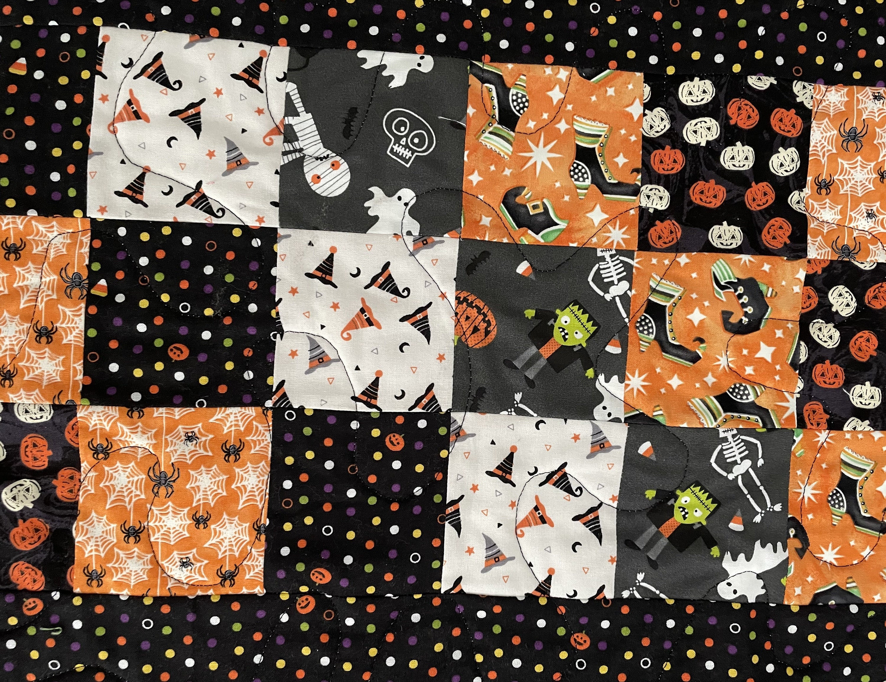 Halloween Table Runner Quilted Table Runner Witches Boots - Etsy