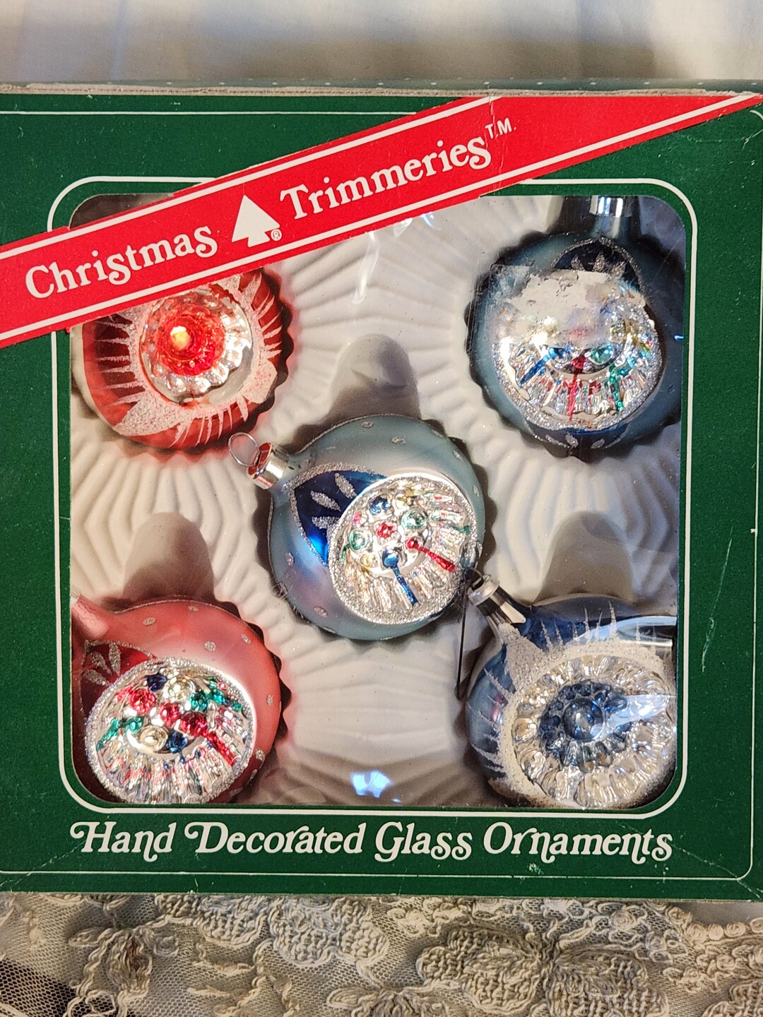Vintage Bradford Christmas Ornaments 