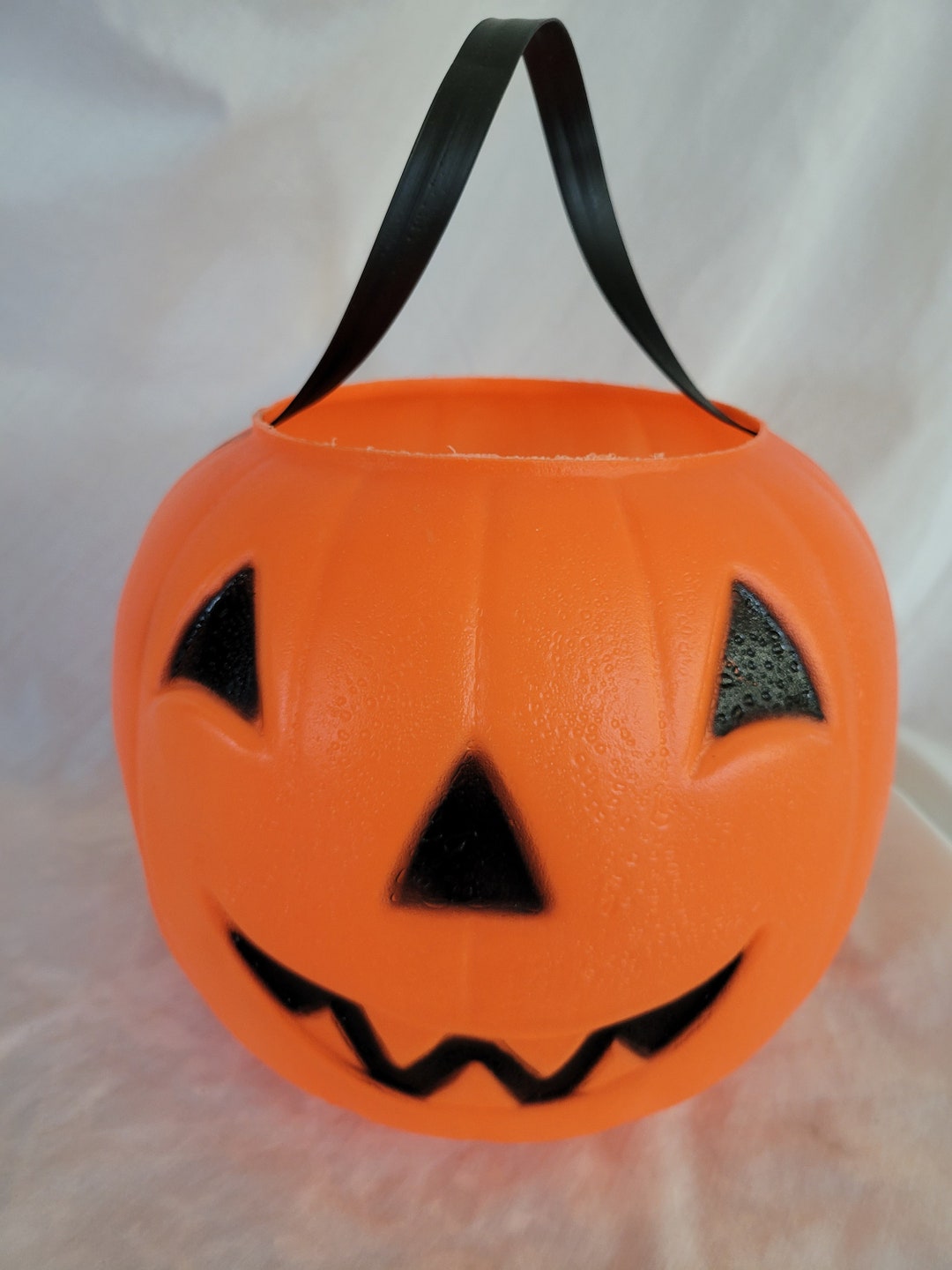 Vintage Halloween Jack O Lantern Pumpkin Orange Blow Mold Pail Empire ...