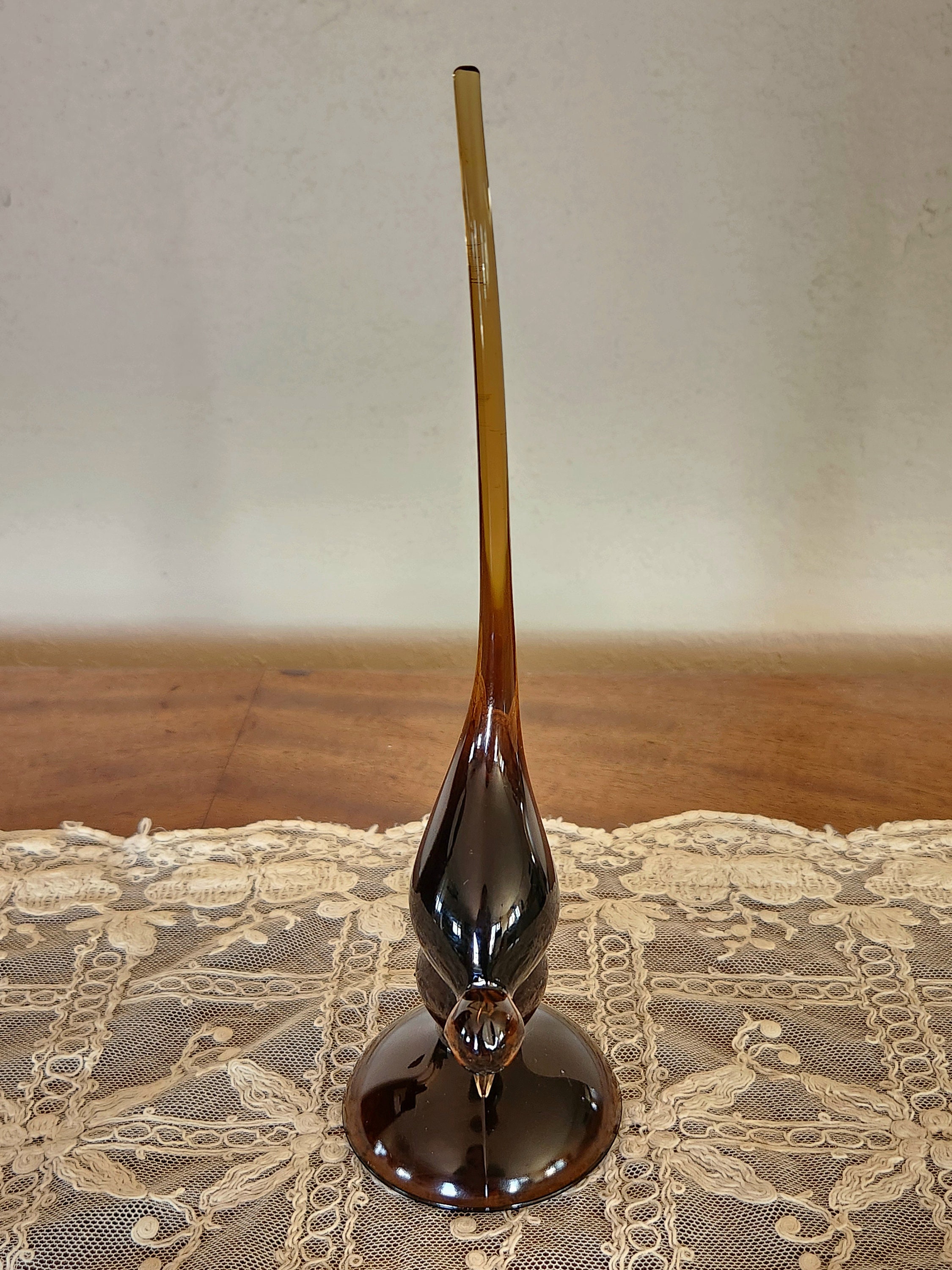 新作ウエア Vintage Viking Glass Epic Short Tail Bird #1311 Brown ROOT 邦楽