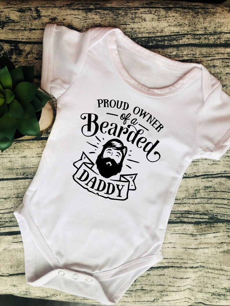 Bearded Father/'s Day Bodysuit \u2022 Baby Bodysuit \u2022 Baby Gifts \u2022 New Baby Gift \u2022 Shower Gift \u2022 Christmas Gift