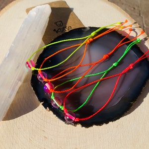 neon string bracelets, neon bracelets, minimalist bracelets, nylon bracelets
