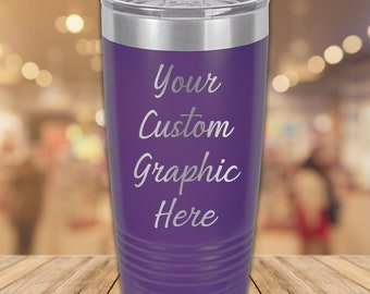 Personalized 20oz Stainless Steel Tumbler: Engraved Polar Camel Gift