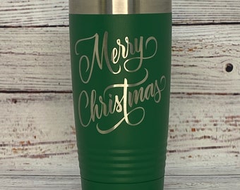 Merry Christmas | Holiday Fun | 20oz. Stainless Steel Polar Camel Tumbler | Fun Gift