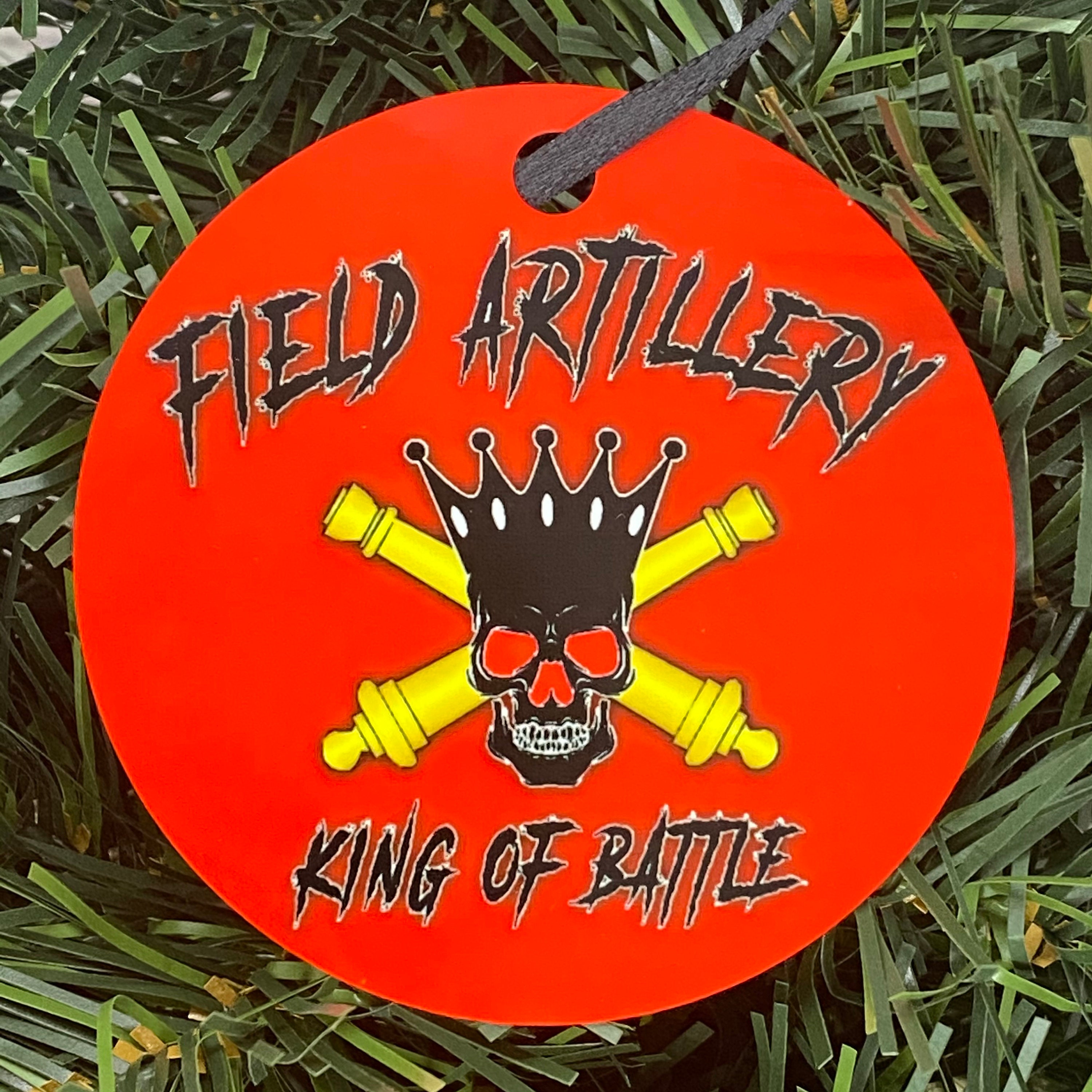 Field Artillery King of Battle Christmas Ornament Military Etsy