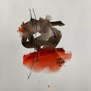 Abstrakte Aquarellmalerei