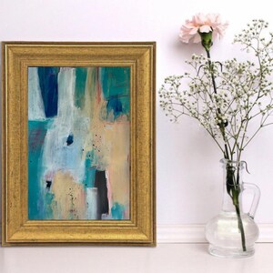 Original abstract painting on paper