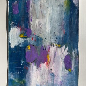 Original abstract painting on paper