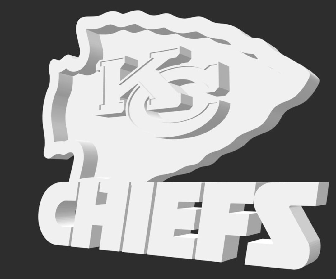 KC Chiefs .STL File for 3D Printing Etsy