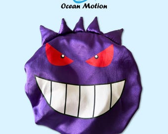 Purple Ghost 3D satijnen motorkap van Ocean Motion