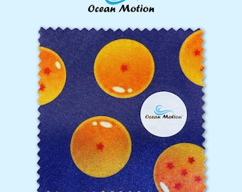 Oranje bol zijden kroonpatch, compressiepatch, 360 golven, oceaanbeweging