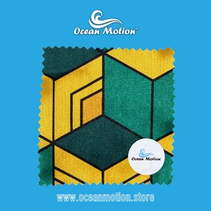 Green Yuu Silk Crown Patch, Compression Patch, 360 Waves, Ocean Motion