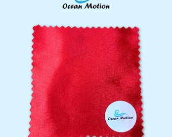 Garnet Red Silk Crown Patch for 360 Waves, Compression Wave Cap, Durag Alternative, Wave Training Tool, Gift for Him, Ocean Motion
