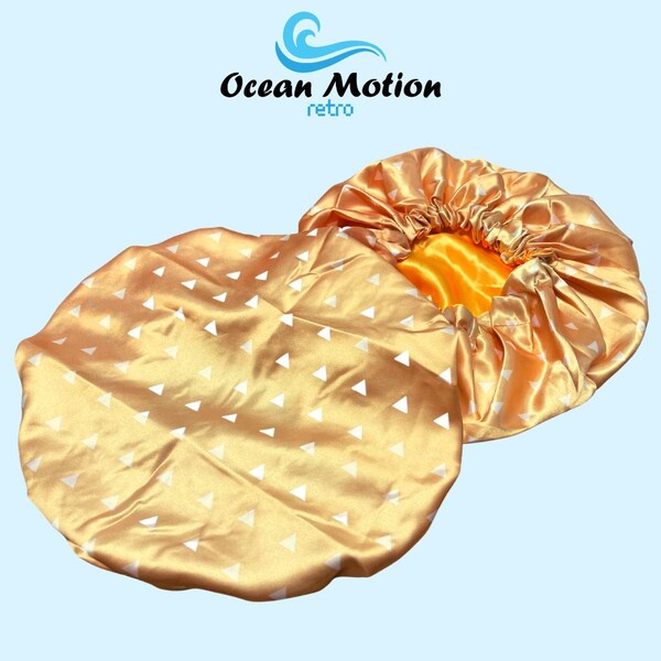 Yellow Zen Satin Anime Bonnet by Ocean Motion
