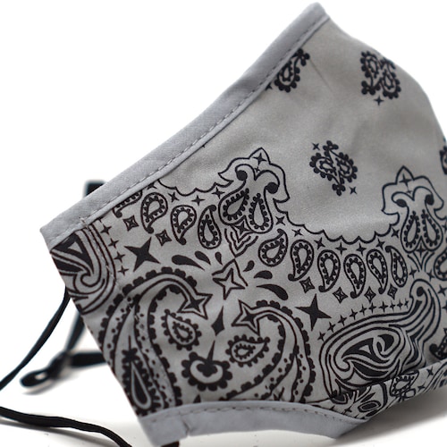 Bandana Face Mask Persian Red Bandana Face Mask Paisleys Etsy