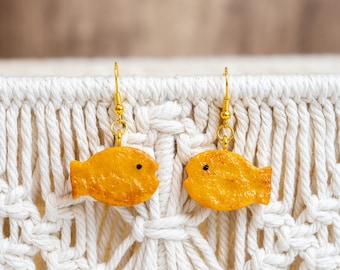 Fish Cookie Earrings