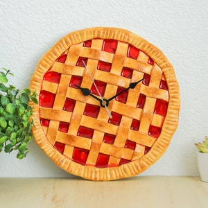 Cherry Pie Clock