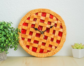 Cherry Pie Clock