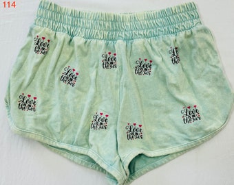 Cotton screen print short