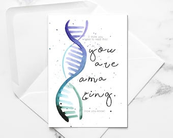 You are Amazing Card | DNA Friendship Print (Set of 5)