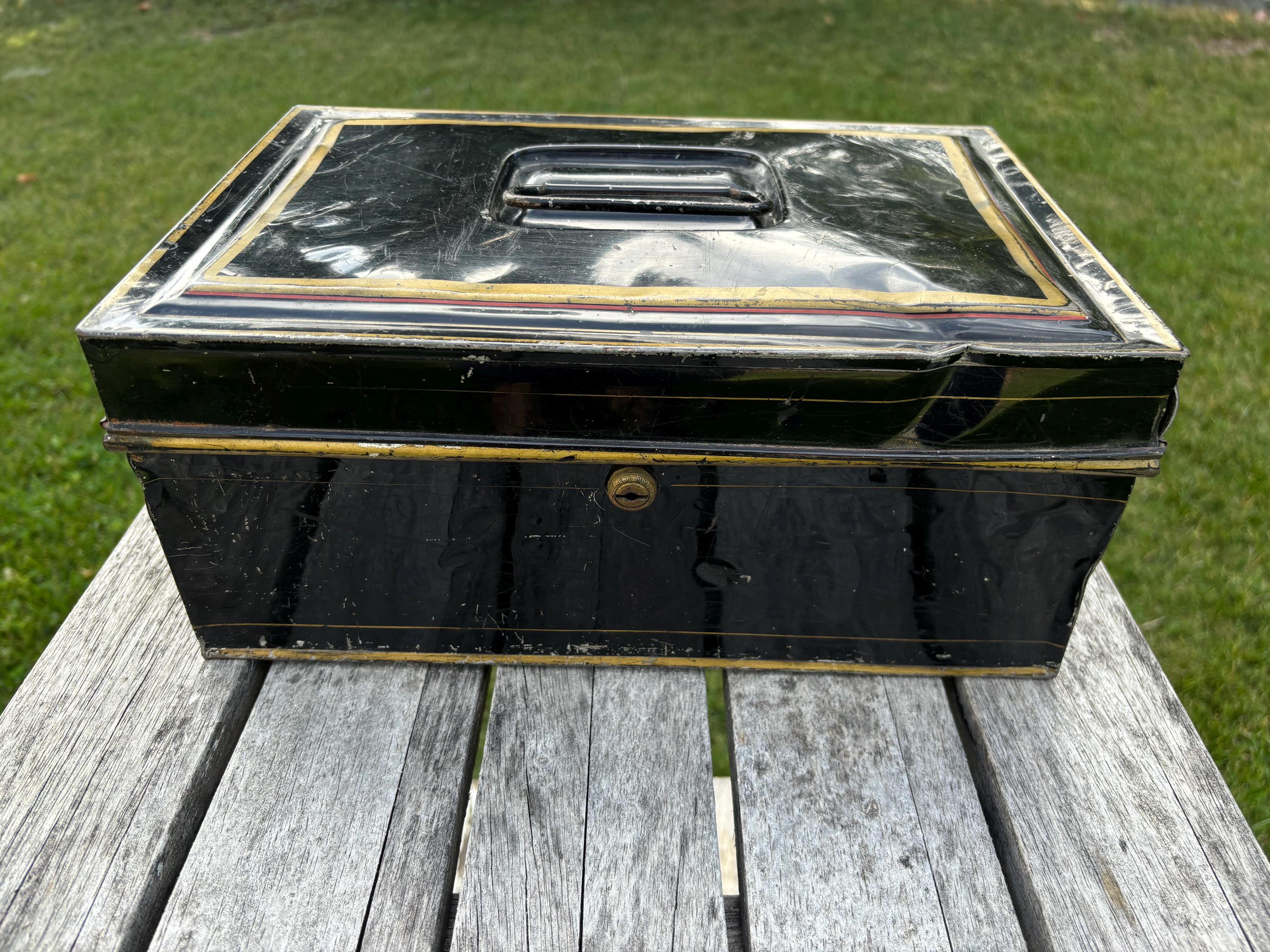Tin file box discount