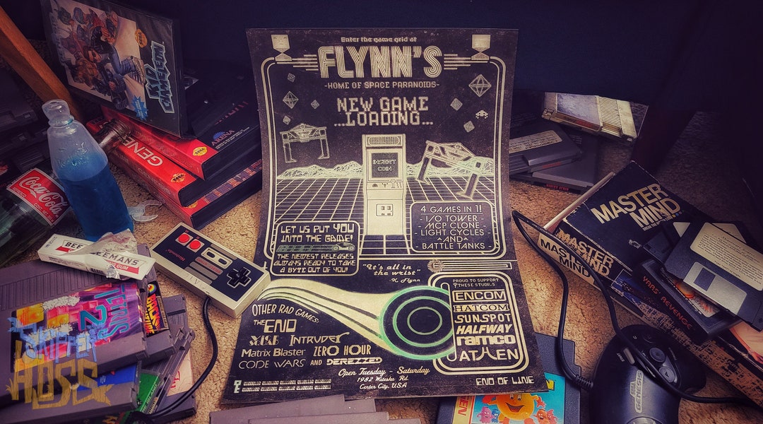 Flynn's Arcade - Etsy